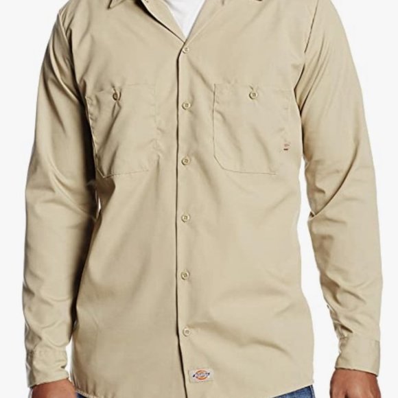 Dickies (Men’s) Long Sleeve Industrial Shirt (NWT) - Picture 2 of 10